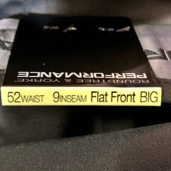 Roundtree Yorke Performance Shorts Big Man 52 Waist NEW Black - Picture 9 of 9